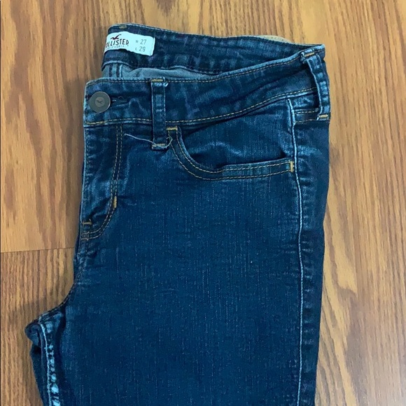 Hollister mid rise dark wash jeans - Picture 2 of 3